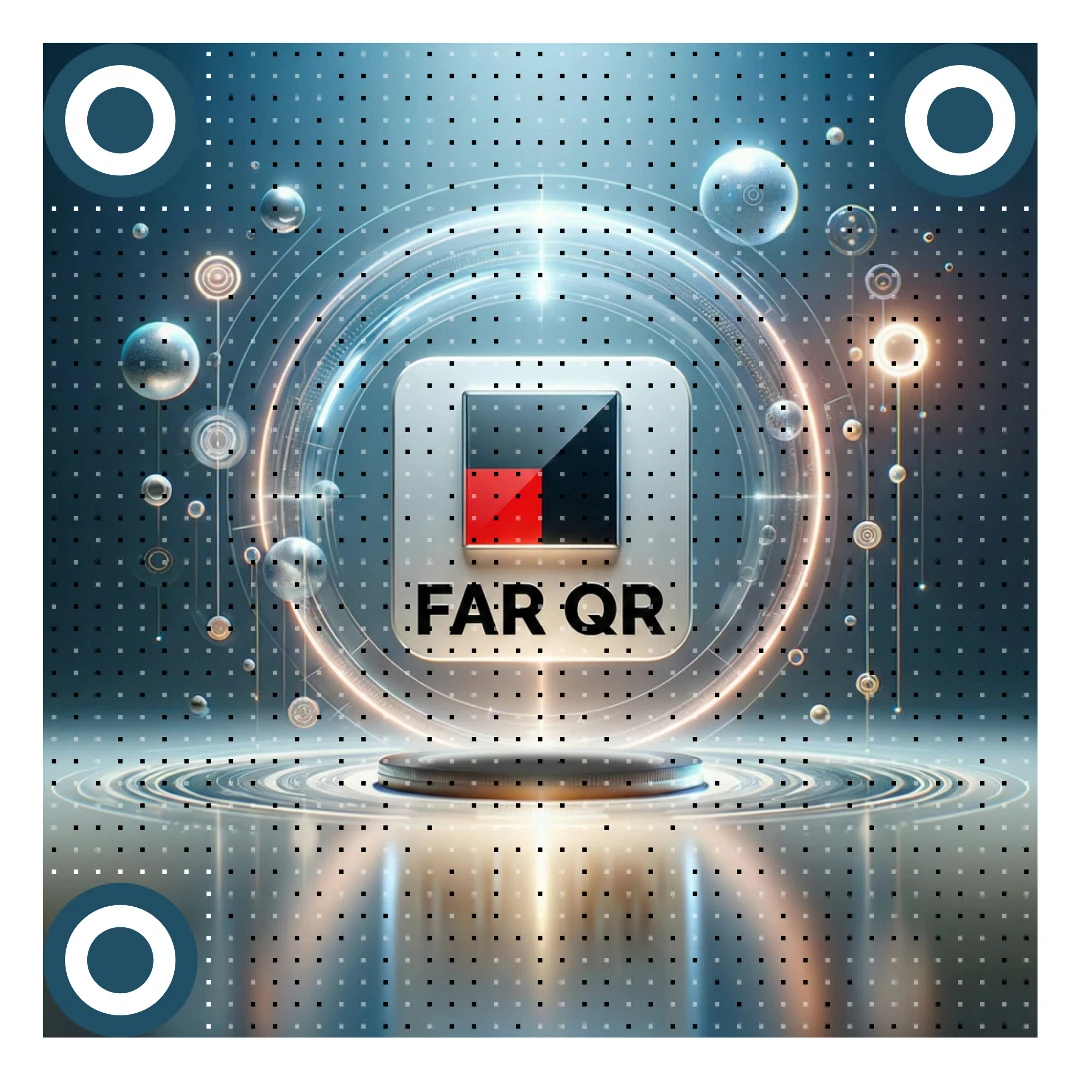 Circle Square QR Template.