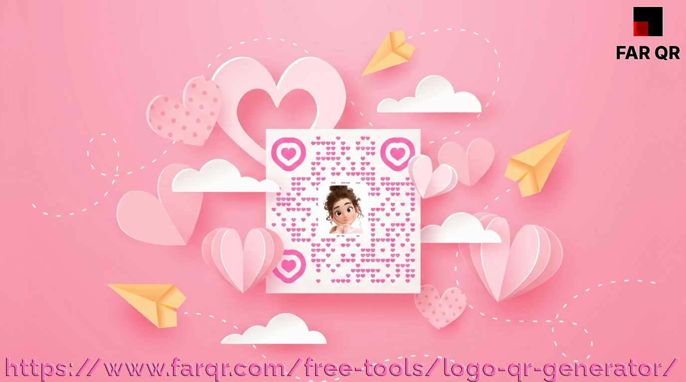 Create the gateway to your lover's heart with a custom heart-shaped QR code